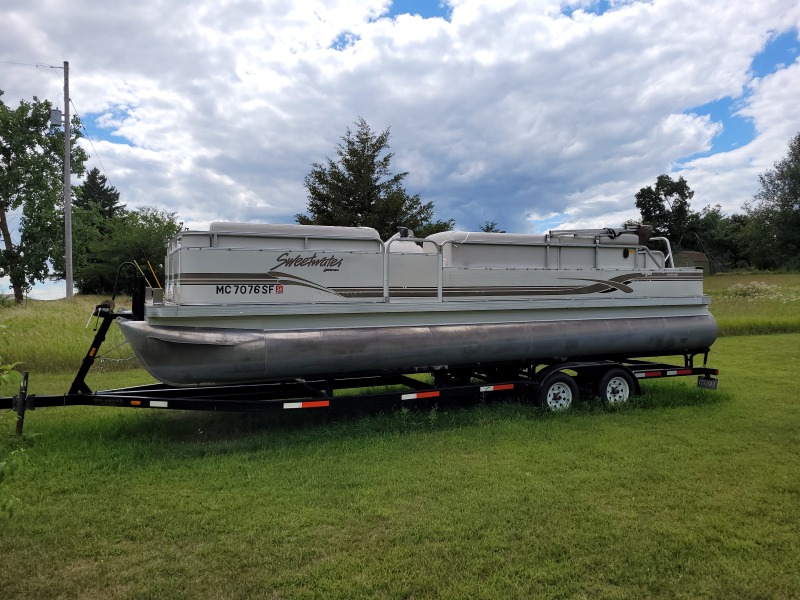 Pontoon Boats For Sale by owner | 2001 24 foot Sweetwater Fishing pontoon