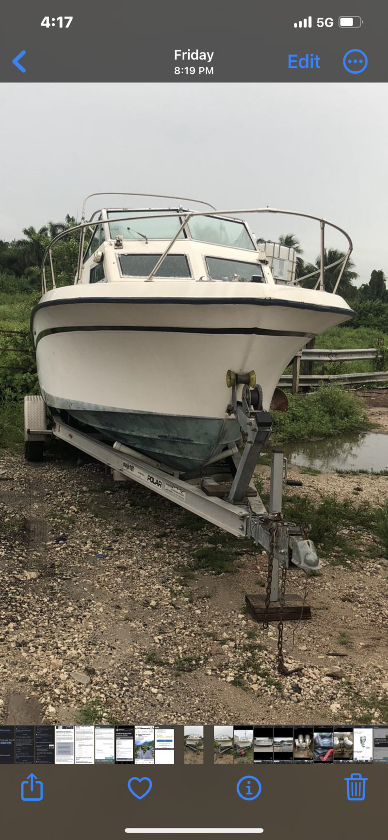 Power boats For Sale in Florida by owner | 1981 26 foot Grady-White SEAFEARER ( CUDY CABIN)