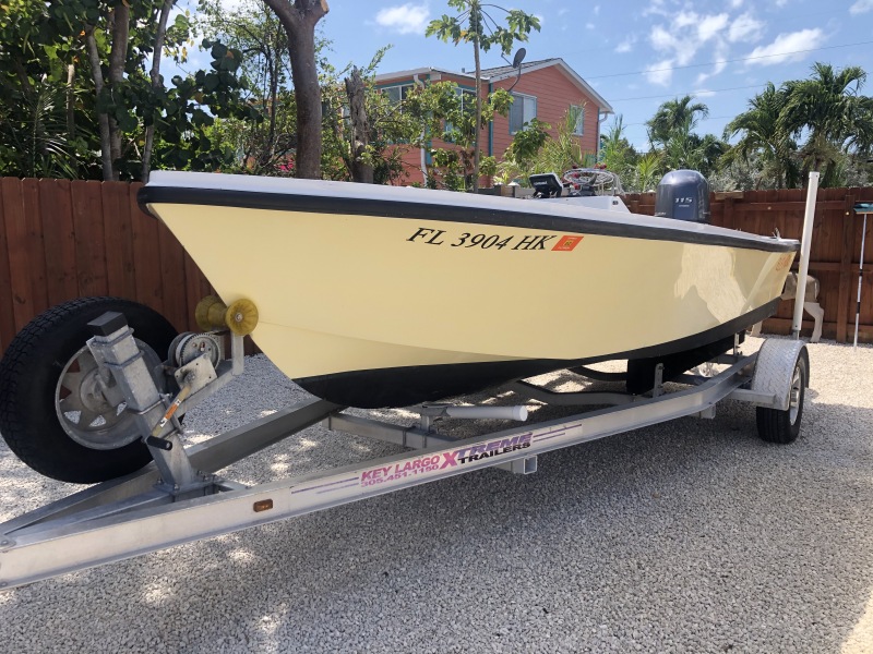 Fishing boats For Sale in Florida by owner | 1987 17 foot MAKO Flats Model
