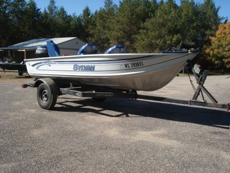 1996 14 foot Sylvan Sport Troller Fishing boat for Sale in Necedah, WI